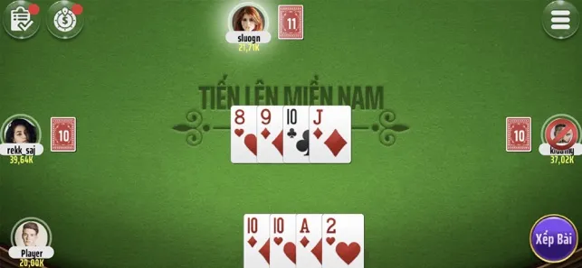 Thông tin về tiến lên miền nam Kclub